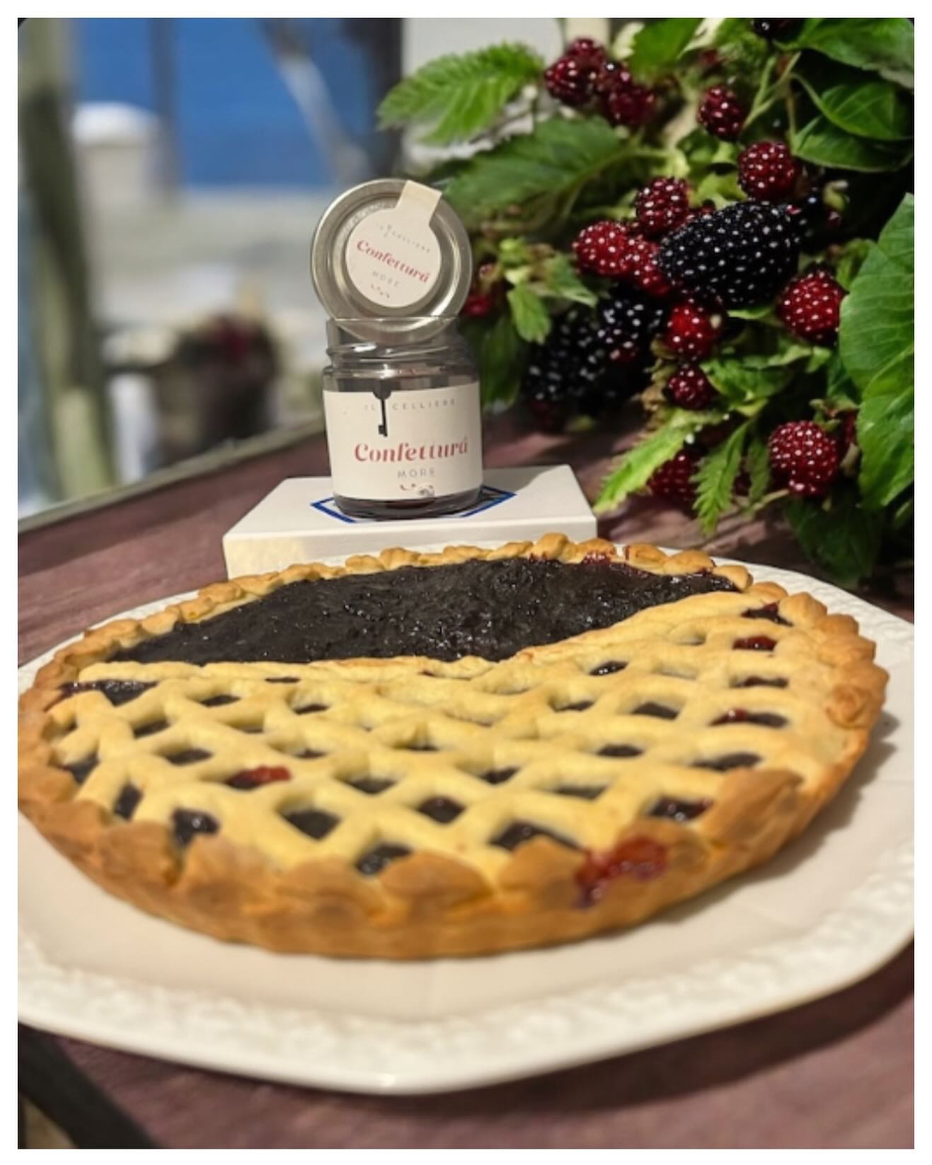 Crostata di More con 80% di more