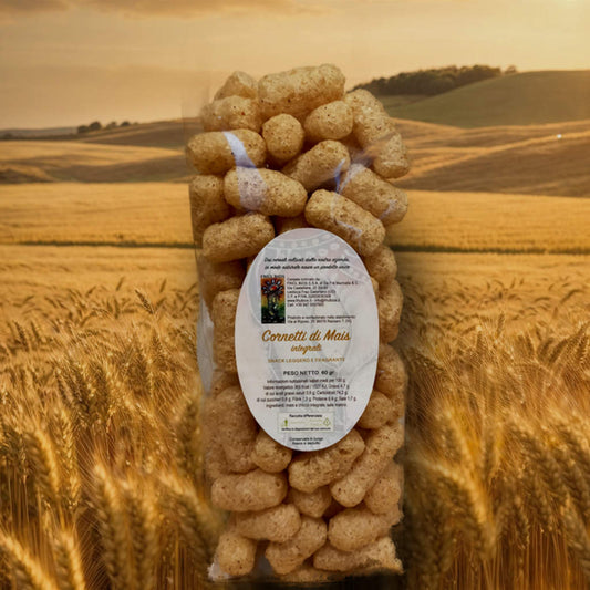 Cornetti di mais biologici