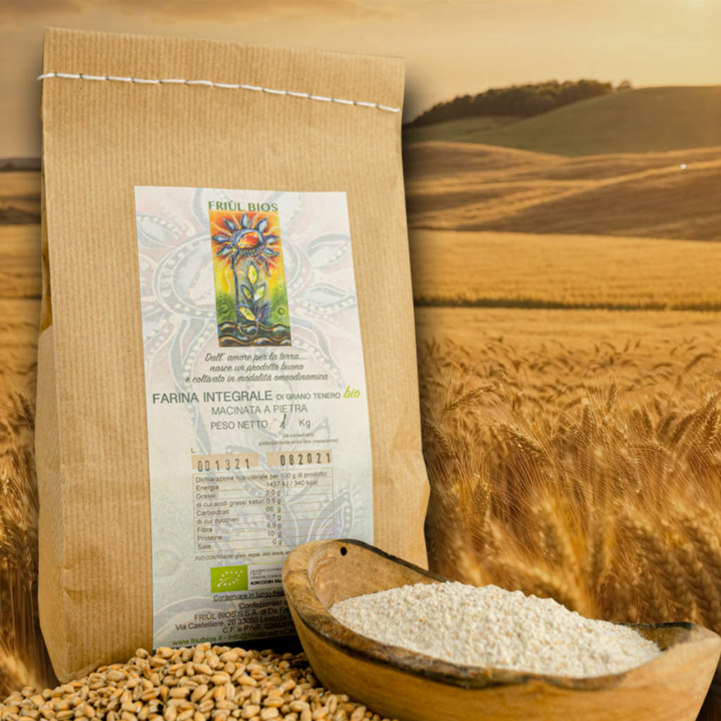 Farina Integrale di Grano Tenero Biologico